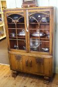 Oak Lees style oak bookcase