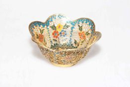 Small Oriental Plique-A-Jour bowl