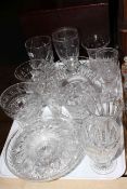 Collection of Stuart Crystal vases and dishes (14)