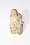 Chinese soapstone buddha