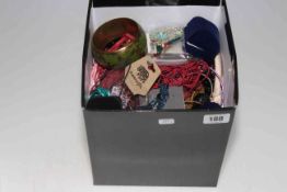 Box of costume jewellery