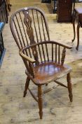 19th Century Windsor chair with pierced splat back