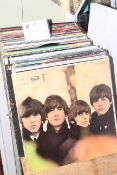 Collection of LP records including rock, blues, pop, etc (Wings, Beatles, Eric Clapton,