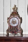 Replica boulle style ornate mantel clock