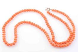 A CORAL NECKLACE,