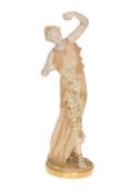 A ROYAL WORCESTER FIGURE, "DANCING", modelled by James Hadley,