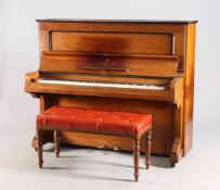 STEINWAY & SONS A ROSEWOOD CASED UPRIGHT PIANO, frame numbered 111567,