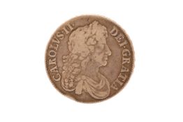 CHARLES II, 1673, SILVER CROWN.