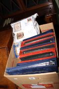 Large collection of Benham silk first day covers in seven albums and looses