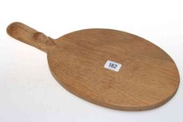 Mouseman oval cheese board
