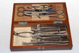 Case of Japanese surgical instruments