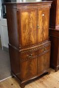 Bevan Funnell Ltd Reprodux four door mahogany cocktail cabinet, 72cm by 152.