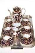 Royal Crown Derby Imari fifteen piece coffee set