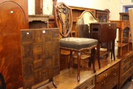 Edwardian mahogany dressing table, mahogany Sutherland table,
