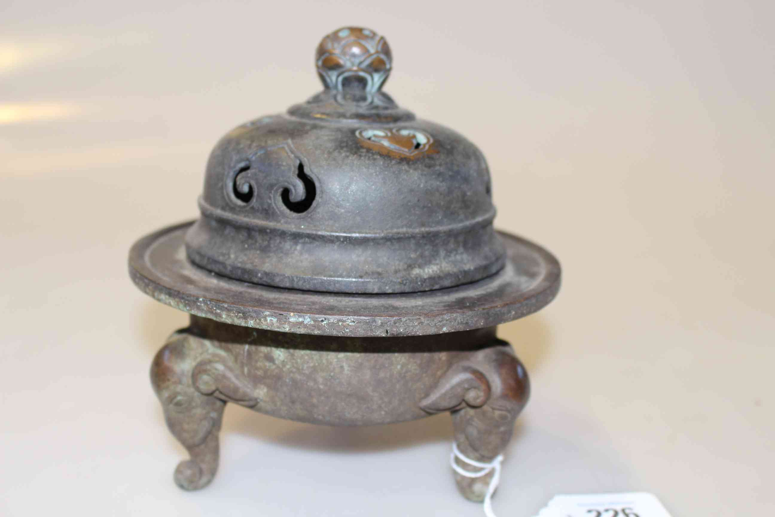 Chinese bronze censer,