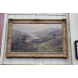 Frank Thomas, The Estuary of the Mawddach, signed, oil on canvas, framed, 44.