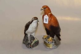 Beswick Osprey and Golden Eagle decanters (2)
