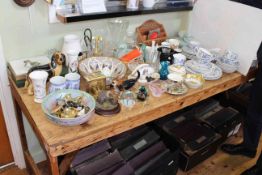 Collection of mostly glass and china including Royal Doulton Sunday Best, Masons Liberty bowl,