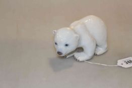 Royal Copenhagen polar bear cub