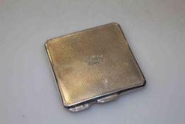Silver compact with Naval Crown,