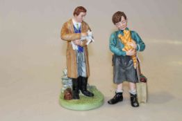 Two Royal Doulton figures: Welcome Home, HN3299 and County Vet,