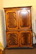 Rackstraw mahogany four door cocktail cabinet