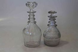 Early 19th Century decanter, of mallet form,