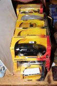 Collection of eleven Jada Toys model cars