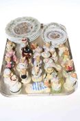 Twenty-three Royal Doulton Brambly Hedge figures, four plates,