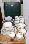 Shelley partial tea service,