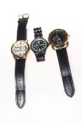 Sekonda Newcastle Utd watch and two further watches