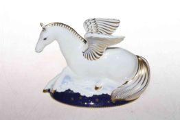 Royal Drown Derby 'Pegasus' paperweight,