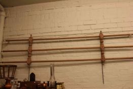 Vintage pitch pine kitchen airer