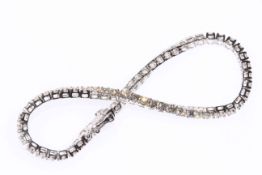 Diamond tennis bracelet,