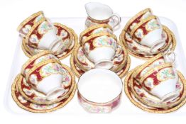 Royal Albert 'Lady Hamilton' tea service