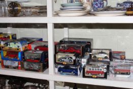 Collection of Maisto and Burago model vehicles,