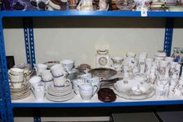 Quantity of Aynsley china, Imari and other plates, teawares,