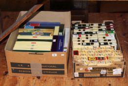 Two boxes of boxed model vehicles