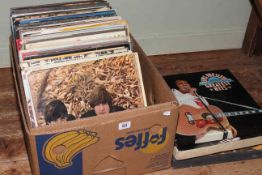 Collection of LP records and box sets including Rolling Stones and Beatles