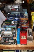 Collection of model vehicles