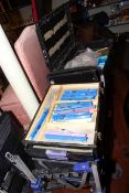 Two tackle boxes and collection of fishing tackle