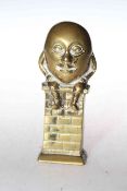 Brass Humpty Dumpty money box