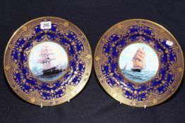 Pair of Caverswall plates