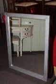 As new framed rectangular wall mirror,