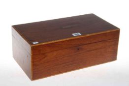 Mahogany desk box