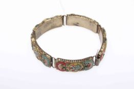 Micro-mosaic bracelet