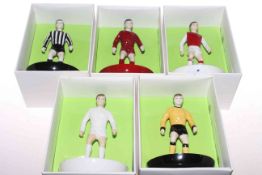 Five Royal Doulton Subbuteo figures,