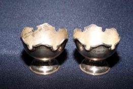 Pair of silver salts