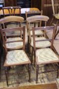 Collection of six various bedroom chairs,