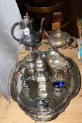 Various silver plated ware